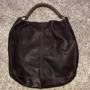 Lucky brand leather hobo bag